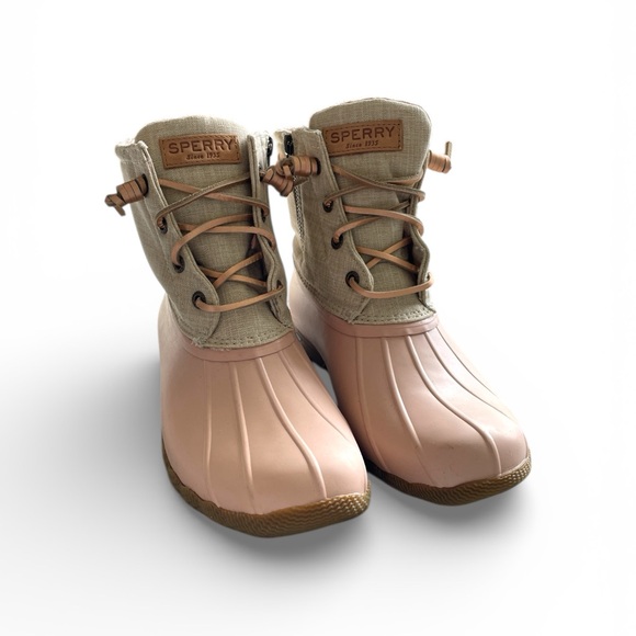 Sperry Women's Blush and Beige Winter Boots NWOT - Picture 2 of 5